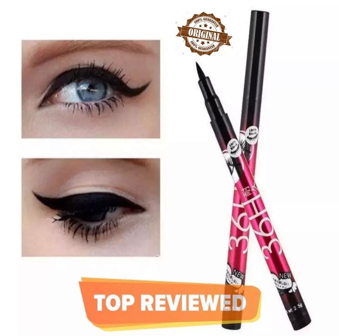 Pack of 6 - HudaBeautyEye Shadow + 3 Eyebrow Razors + 5 in 1 Lipstic + 36 H Marker Liner