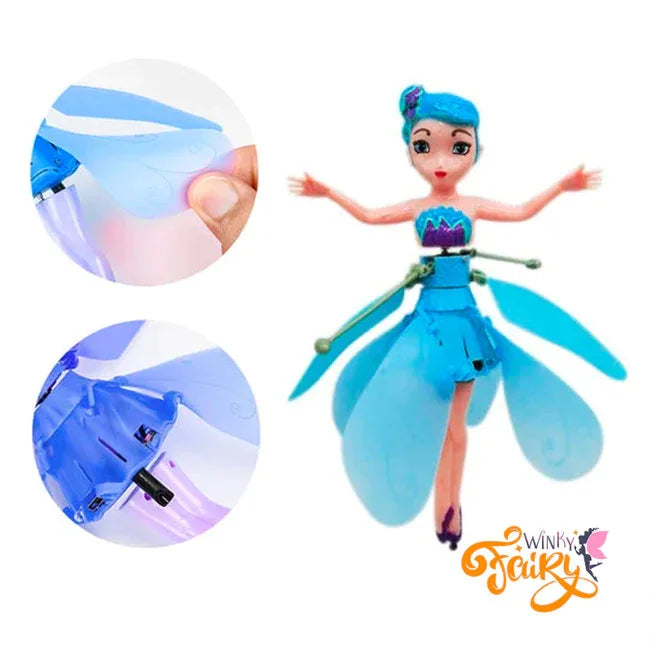 Imported Magic Flying Fairy Princess Doll Gesture Sensing For Kids with Usb Rechargeable Mini Flying Toy