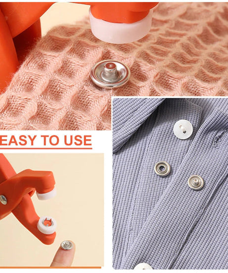 Mega Sale Offer - Imported Metal Snap Button Set with Hand Pressure Plier Button Press Tool Rs 799