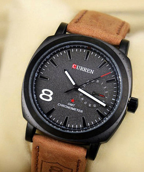 Buy 1 Get 3 Free Deal 3 Wrist Watches & 1 Original Leather Wallet