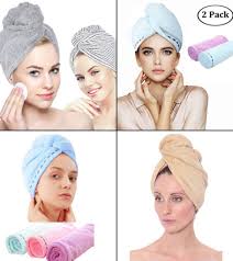 Pack Of 2 Magic Instant Hair Dryer Cap Towel Hair Wrap Towel