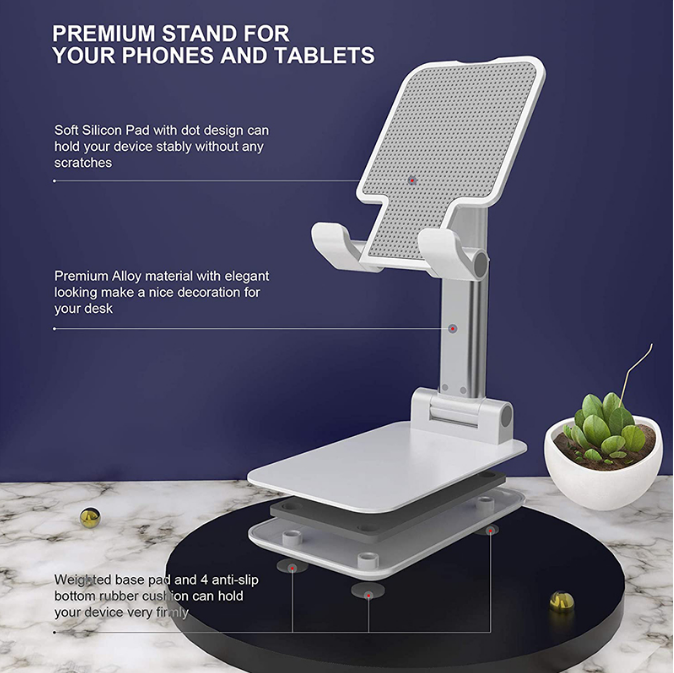 Mobile & Tablet Holder Adjustable & Foldable