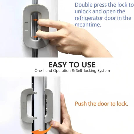 BUY 1 GET 1  PREMIUM QUALITY POWERFUL New Style Fridge Lock – in Just Rs 799