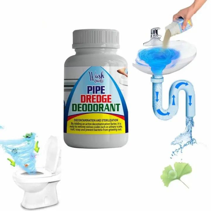 Powerful Pipe Dredging Agent Toilet Sink Un blocker Cleaner with Premium Deep Cleaning Formula