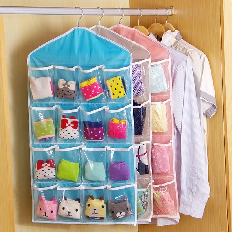 Buy 2 Get 2 Free 16 Pockets Hanging Storage Bags Organizer 4 Pcs