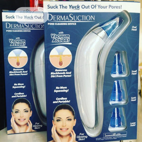 Blackhead Removal Machine Derma Suction 4 in 1 Black Head Remover Machine - Acne Pore Cleaner Vacuum Suction Tool Blackhead Removal On Nose Sucking Machine