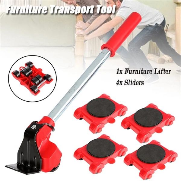 Heavy Duty Imported Furniture Mover Tool Set of 5 Pcs Lifter for Moving Your Heavy Furniture & Appliances Easily Rs 1799