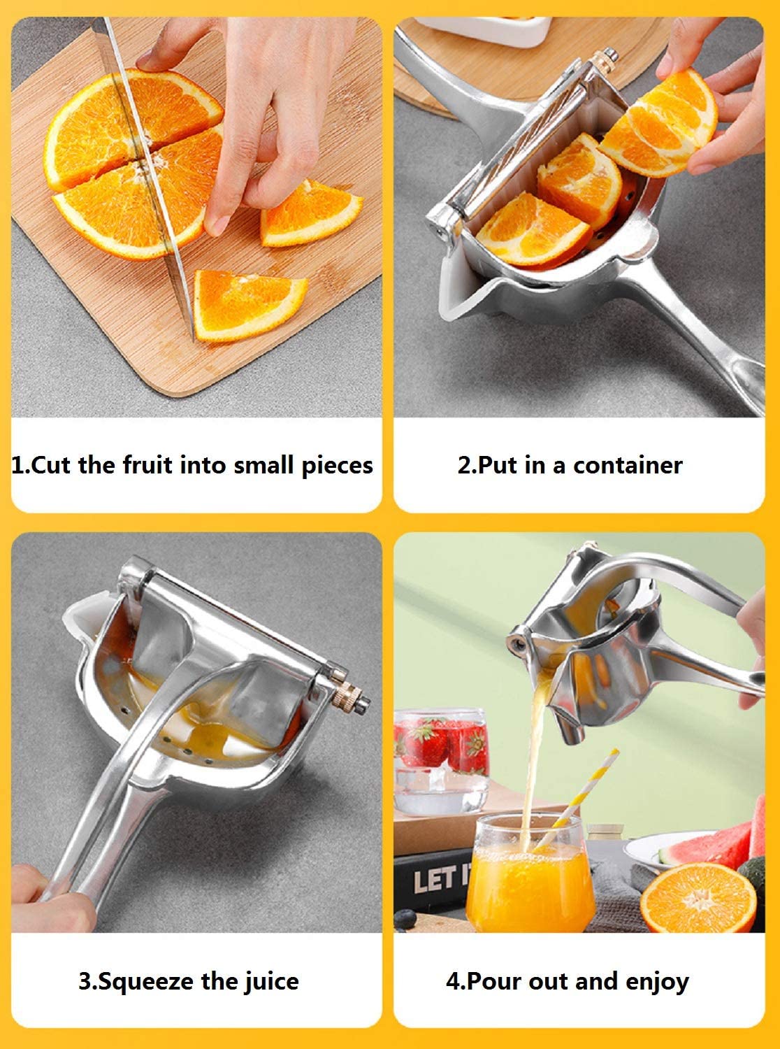 Fruit Juicer Manual Squeezer - Super Sale Offer