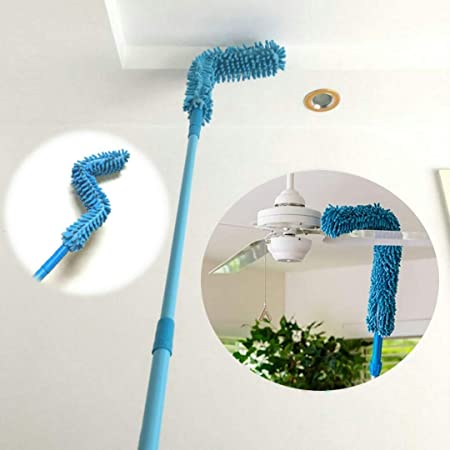 Extendable Micro Fiber Flexible Fan & Ceiling Duster with Long Handle