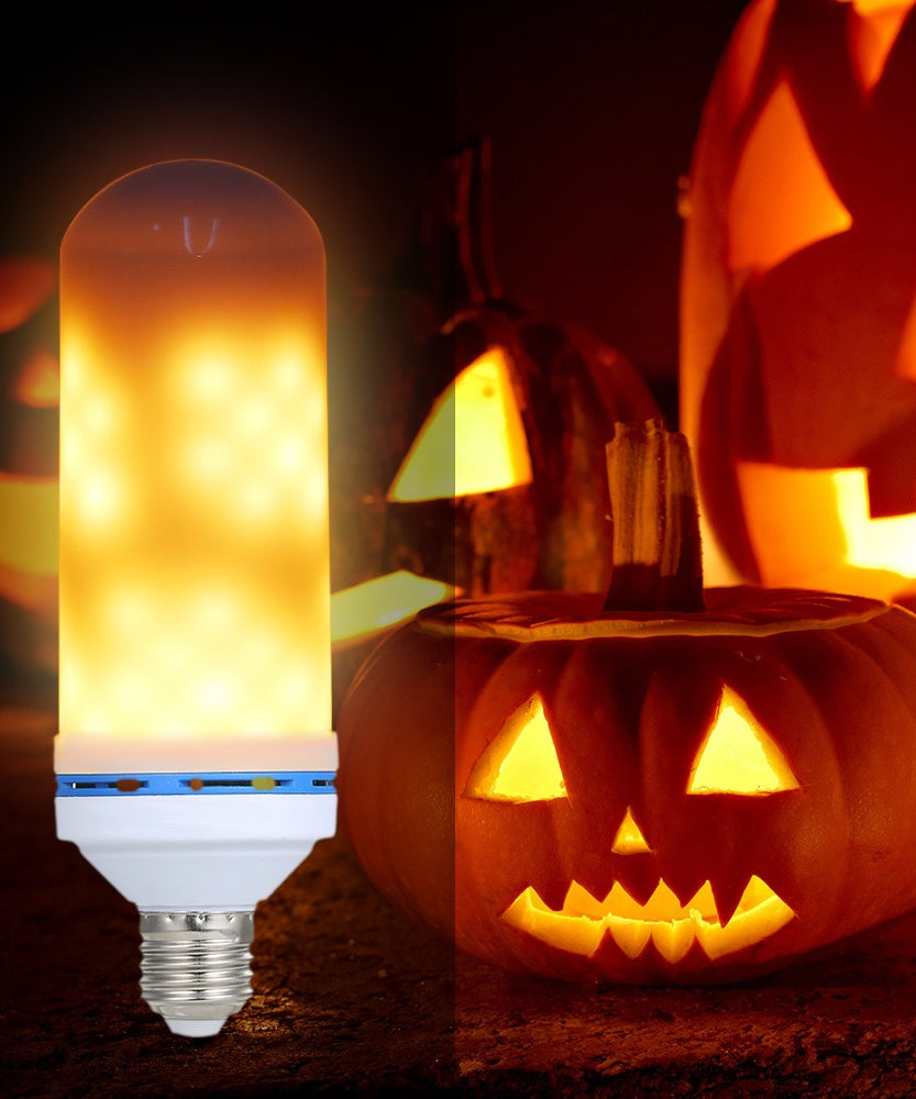LED Bulb in Flame Effect Fire Light