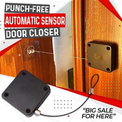 Imported Portable Automatic Stainless Steel Door Closer with Punch-Free Sensor Drawstring in Just Rs 1199