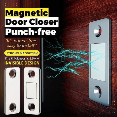 (Pack of 5 Set) Strong Door Closer Magnetic Door Catch Latch Door Magnet for Furniture Cabinet Cupboard with Screws