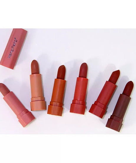 PUMPKIN COLOR MATTE LONG-LASTING LIPSTICK SET 6 Pcs Pack Rs 899