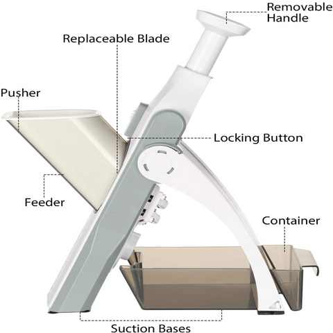 Imported Multifunctional, Multi-Purpose Mandoline chopper for Kitchen Vegetable Slicer/Cutter in Rs 2499