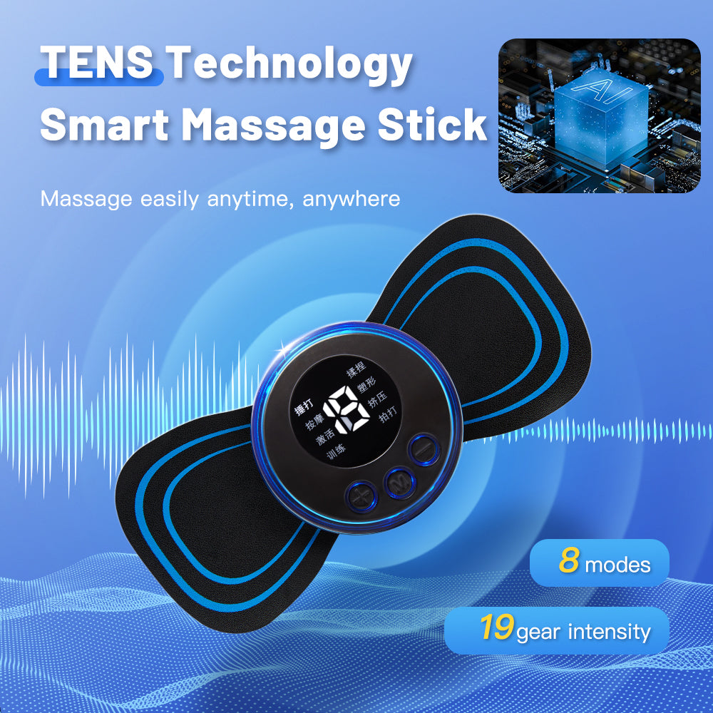 Buy 1 Get 1 Free Offer - 2 Pcs Imported Multifunctional Electric All Body Mini EMS Massager 2 Qty