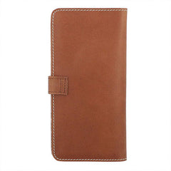 Long Wallet with Mobile & Passport Holder in Buffalo Leather High Premium Quality