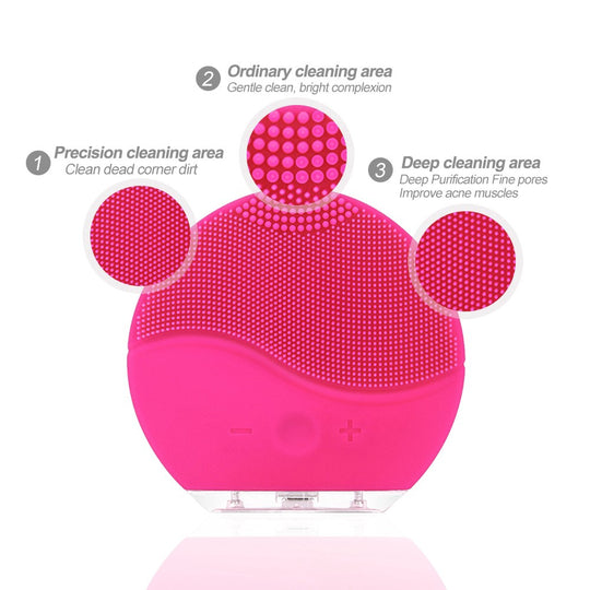 Mini Electric Facial Cleansing Brush & SPA Massager