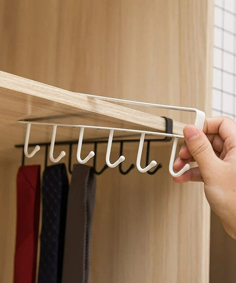 Buy 1 Get 2 Free Offer Imported Home Seamless Kitchen Storage Rack Nail-Free Hanging Wrought Wardrobe Hook Shelf Organizer Hanging Rack Rs 799
