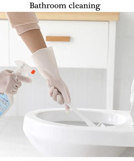 Pack Of 4 Cleaning Gloves Kitchen Reusable Dish Washing PVC and Anti-slip Gloves Rs 899 (2 Pairs)