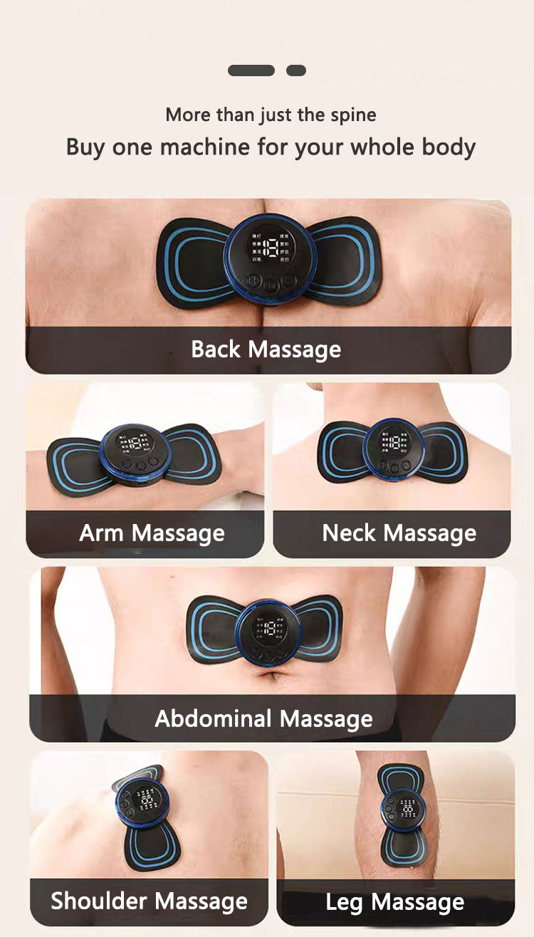 Buy 1 Get 1 Free Offer - 2 Pcs Imported Multifunctional Electric All Body Mini EMS Massager 2 Qty