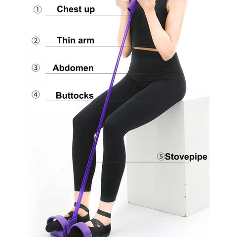 4 Tube Peddle Puller Tummy Trimmer