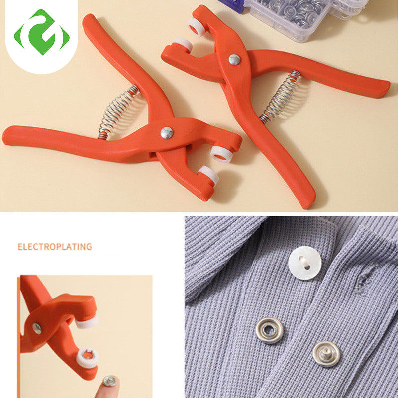 Mega Sale Offer - Imported Metal Snap Button Set with Hand Pressure Plier Button Press Tool Rs 799