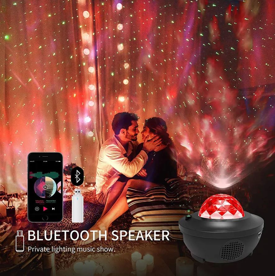 Imported Color Full Light Galaxy Sky Projection Lamp with Built in Loud Speaker Bluetooth USB RGBW Rs 4799