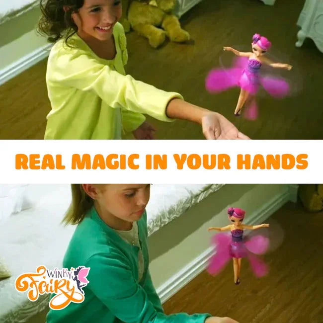 Imported Magic Flying Fairy Princess Doll Gesture Sensing For Kids with Usb Rechargeable Mini Flying Toy