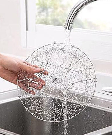 RAMZAN SALE is LIVE! High-Quality Stainless Steel Foldable Chef Basket For Fried Food and Fruits with SAMOOSA MAKER FREE