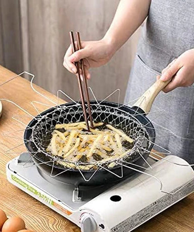 RAMZAN SALE is LIVE! High-Quality Stainless Steel Foldable Chef Basket For Fried Food and Fruits with SAMOOSA MAKER FREE