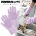 2 Pcs Gloves & 1 Soap Dispenser with 1 Sponge