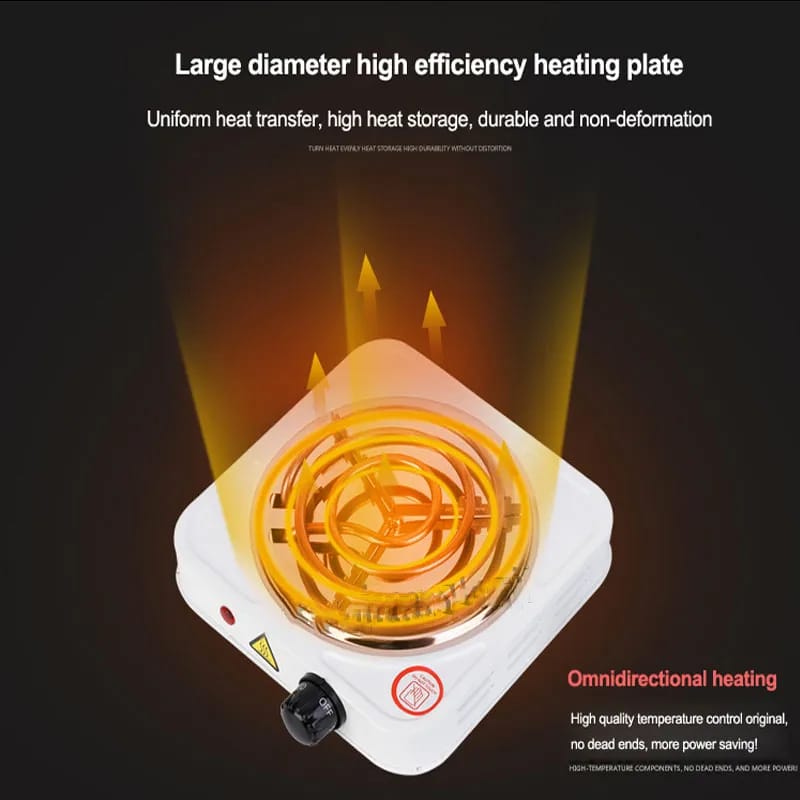 Mega sale offer - Imported Multifunctional Portable Mini Electric Heater Stove with Adjustable Temperatures & Hot Round Countertop Burner in Rs 2300 only