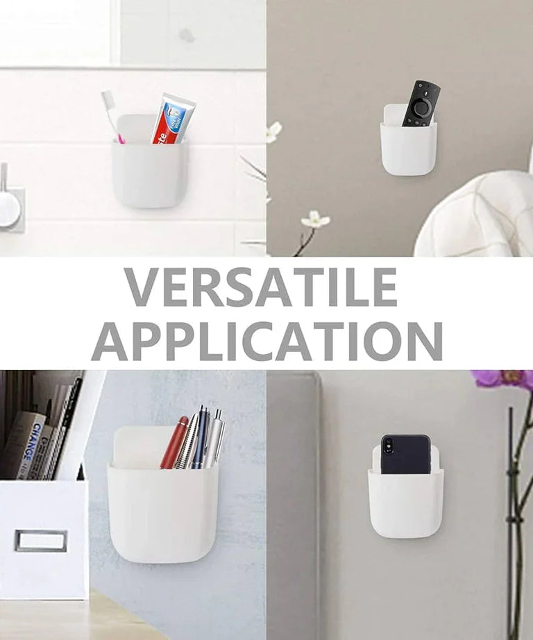 Wall Mounted Self Adhesive Holder For Mobile, Remote and Other Home and Office Small Accessories