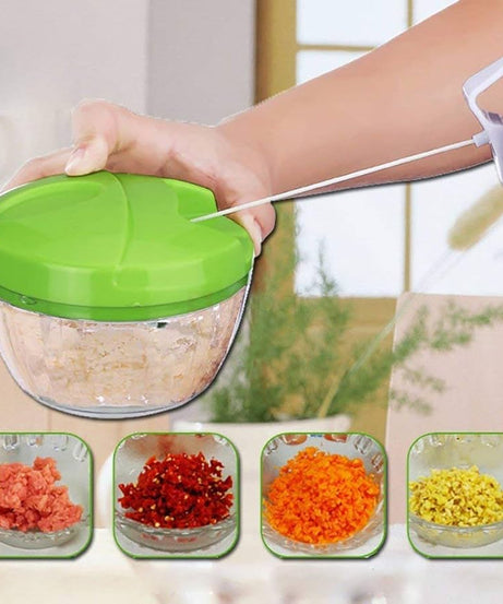 Multi-Functional Manual Food & Spin Cutter in Just Rs.999