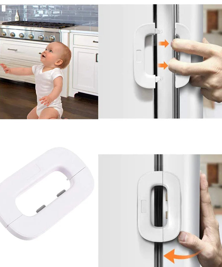 BUY 1 GET 1  PREMIUM QUALITY POWERFUL New Style Fridge Lock – in Just Rs 999