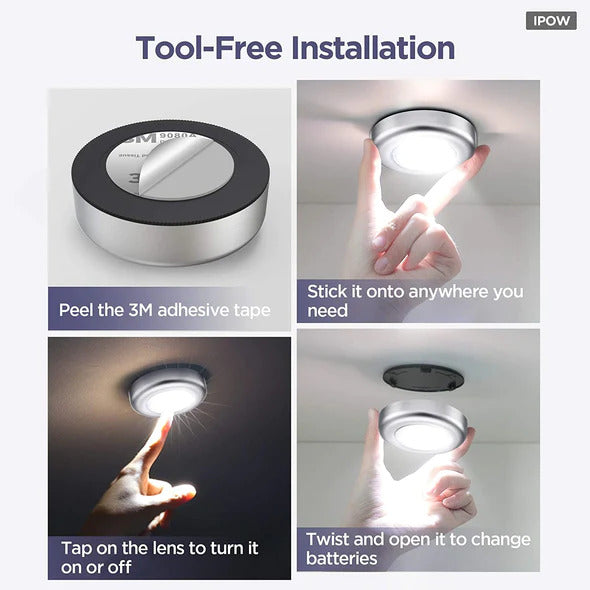 Buy 1 get 3 free Touch Stick Tap Night LED Light