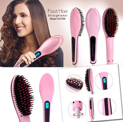 Electric Hair Straightener Brush