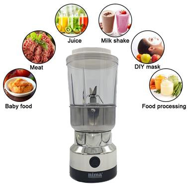 Nima 2 in 1 Electric Grinder & Juicer for A-Z Dry Spice – Silver Nima 2 in 1 Electric Grinder & Juicer for A-Z Dry Spice 2999