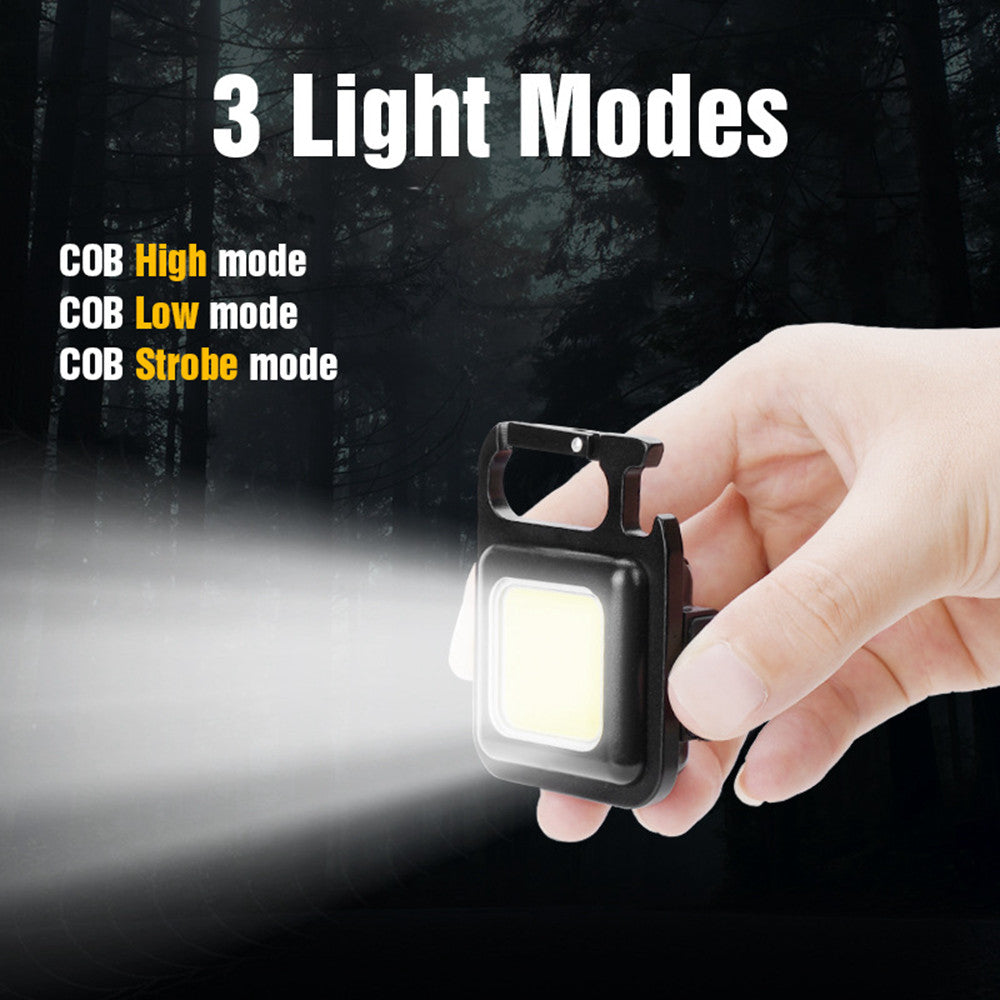 Mega Sale Offer - Powerful Rechargeable COB Keychain Flashlight Rs 799