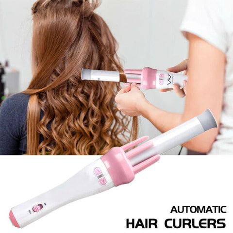 360° Rotation Automatic Ceramic Hair Roller Curling Iron Styling Wand - Ceramic Professional Automatic Curler