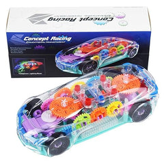 Gear Simulation Bump and Go Car with Flashing Lights and Exciting Music For Kids