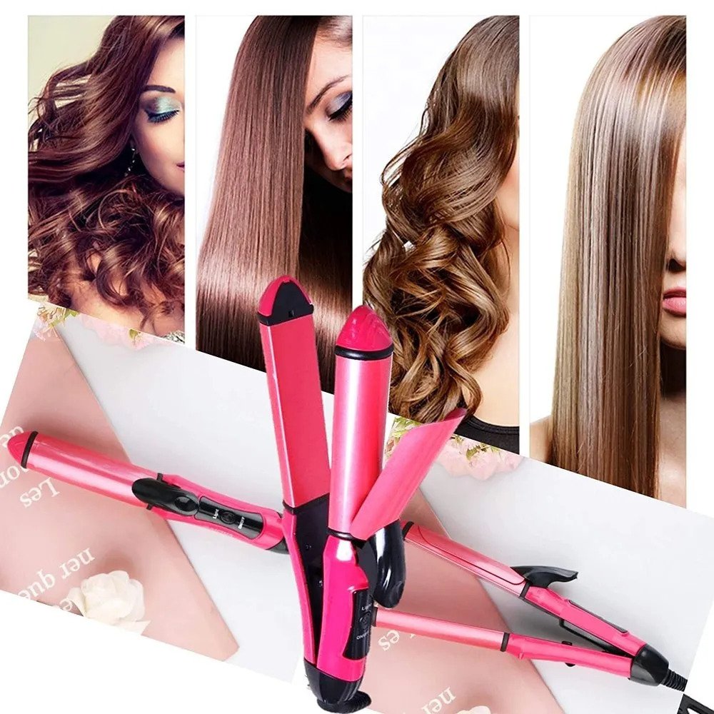 Imported Nova 2 In 1 Hair Curler & Straightener