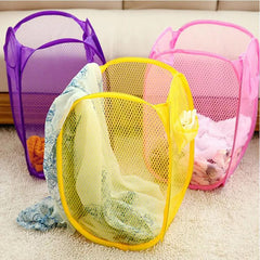 3 Mesh Popup Laundry Hamper Foldable & Portable Basket Organizer (3 Pcs)