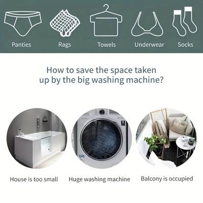 PORTABLE USB ULTRASONIC TURBINE LAUNDRY WASHING MACHINE