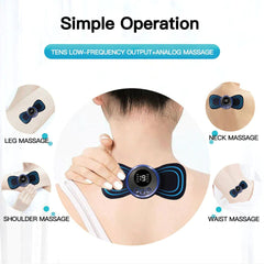 Buy 1 Get 1 Free Offer - 2 Pcs Imported Multifunctional Electric All Body Mini EMS Massager 2 Qty