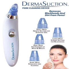 Blackhead Removal Machine Derma Suction 4 in 1 Black Head Remover Machine - Acne Pore Cleaner Vacuum Suction Tool Blackhead Removal On Nose Sucking Machine