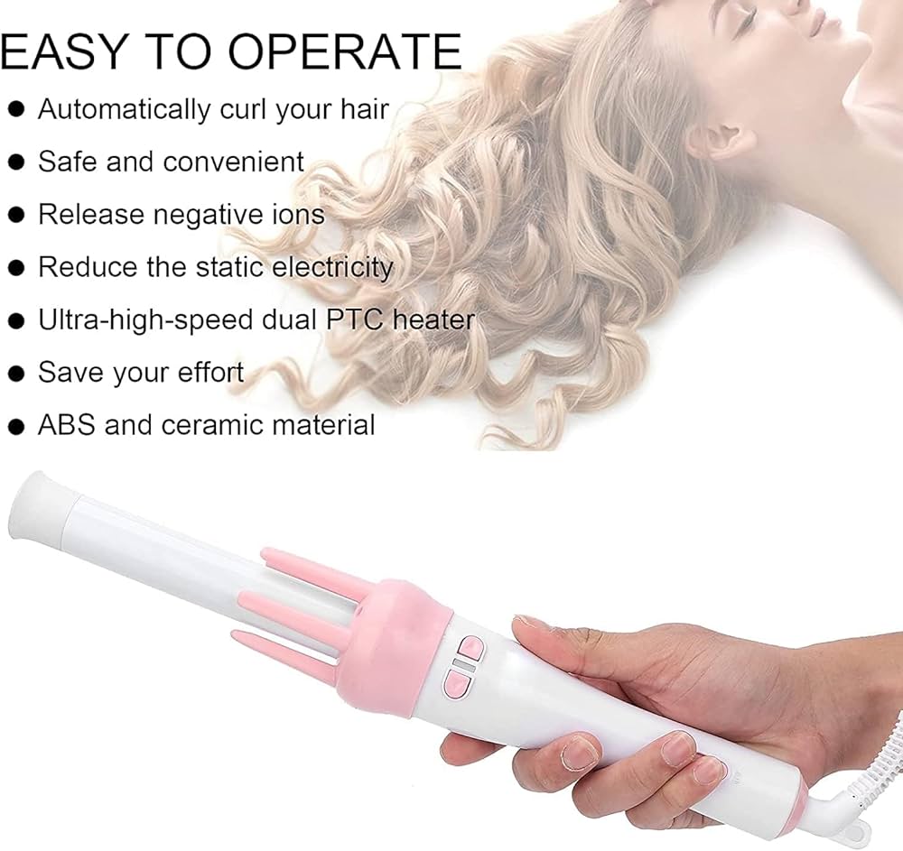 360° Rotation Automatic Ceramic Hair Roller Curling Iron Styling Wand - Ceramic Professional Automatic Curler