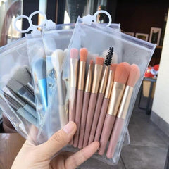 8 Pcs Travel Portable Soft Makeup Brushes Set