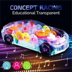 Gear Simulation Bump and Go Car with Flashing Lights and Exciting Music For Kids