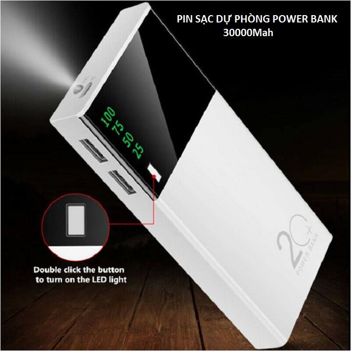 Imported 30000mah Smart Phone Power Bank with Fast Charging and Dual USB Port